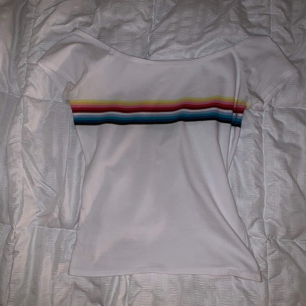 White forever 21 off the shoulder size S